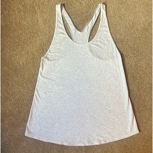 Lululemon Light Heather Gray Racerback Tank Size 2